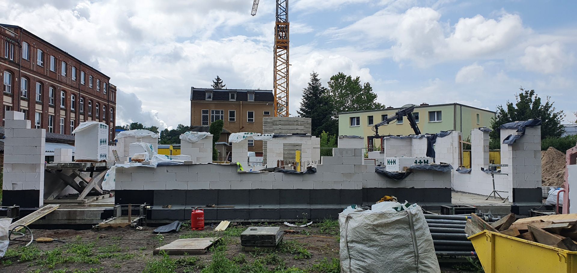 Gerberstraße 2, Grundsteinlegung 02-07-2021 - Grundsteinlegung - Außenansicht