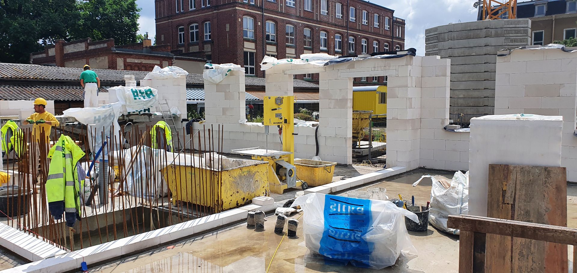 Gerberstraße 2, Grundsteinlegung 02-07-2021 - Grundsteinlegung - Innenansicht